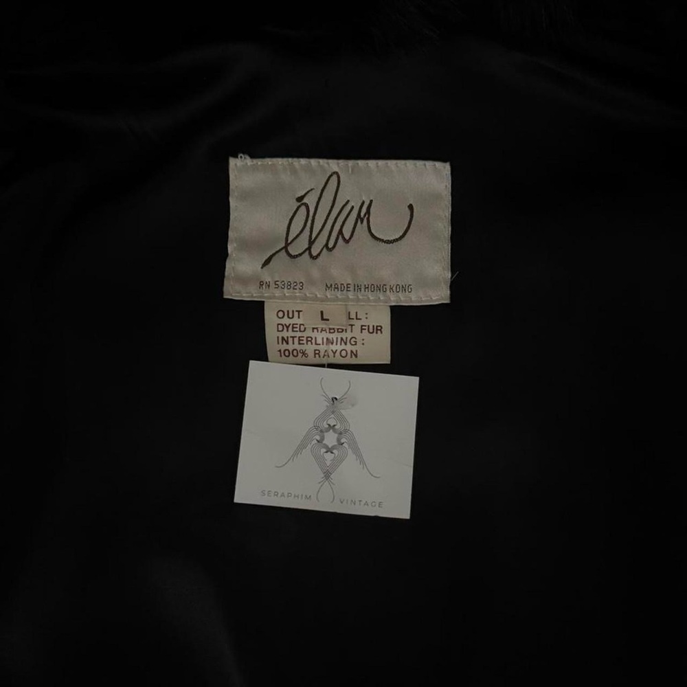 Luxurious Back Rabbit Coat - Picture 6 of 8